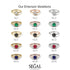 Two Tones Solitaire Bezel Diamond Ring - Emerson No. 18